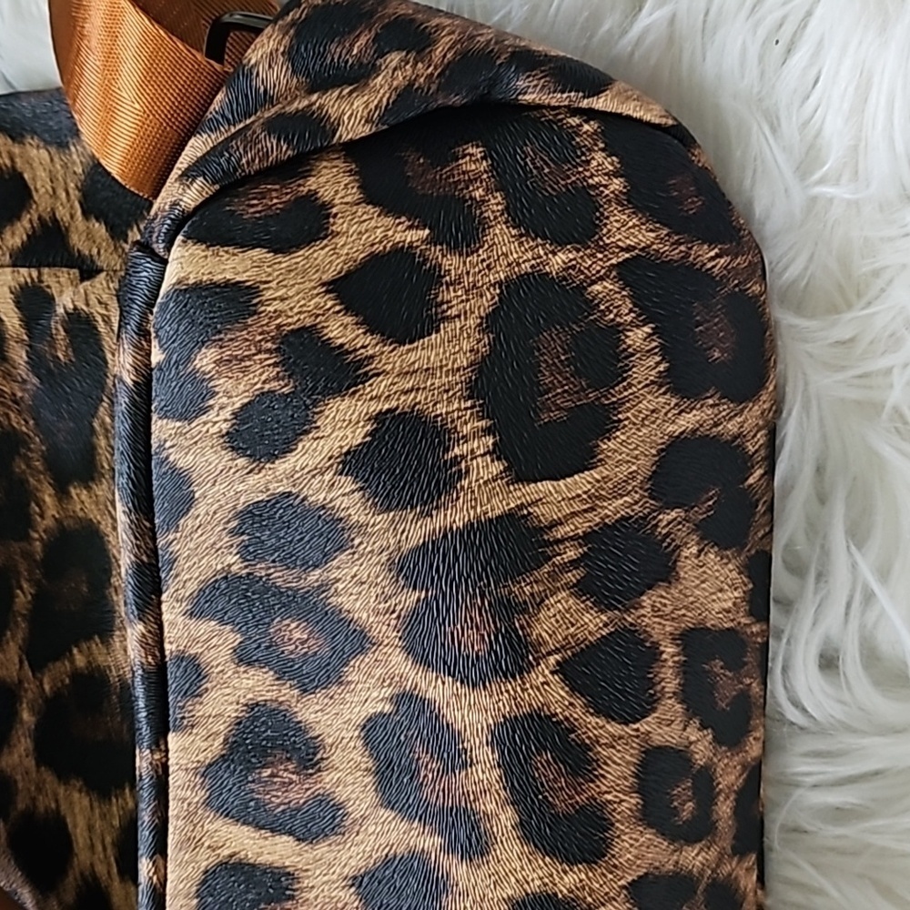 Leopard Print Backpack With Multicolored Shoulder… - image 5